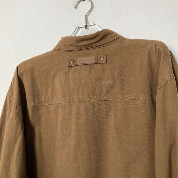 Lee Valley Ireland Mens XL Cotton Canvas Overshirt Chore Shirt Jacket Workwear - Picture 13 of 13